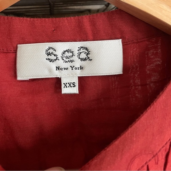 Sea New York Top Size XXS Smocked Ruffle - Picture 8 of 10